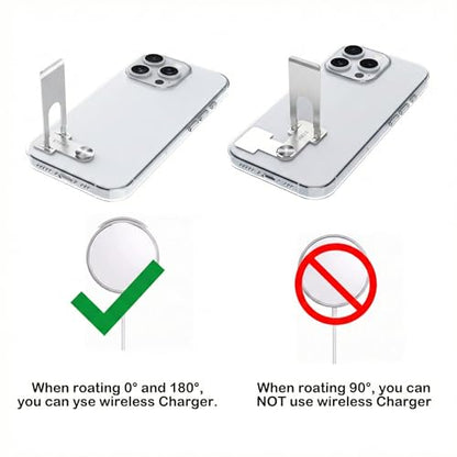 Phone Slim Stand Thin Kickstand for iPhone Phone Case Sliver 1-Pack - color: Sliver