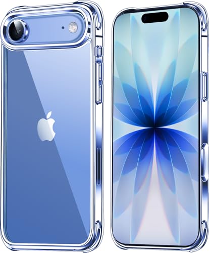 Mkeke for iPhone Air Case Clear, [Not Yellowing] [Military-Grade Drop Protection] Protective Clear for Apple iPhone 17 Air Case with Shockproof Bumper 2025 - size: for iPhone 17 air 6.5"