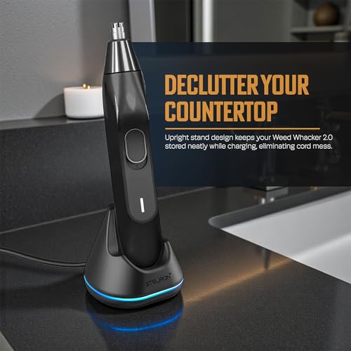 Charging Stand for Manscaped Weed Whacker 2.0 (USB Cable) Wireless Charger Dock with Magnetic USB-C Receiver and LED Indicator - size: Weed Whacker 2.0