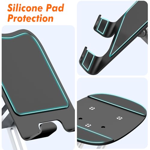 Metal Phone Stand, Adjustable Foldable Cell Phone Stand Holder for Desk
