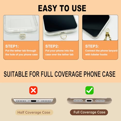 Phone Wrist Strap Metal Phone Chain Wristlet Strap Detachable Cellphone Lanyard Wrist with Tether Tab - color: 07_gold Letter K
