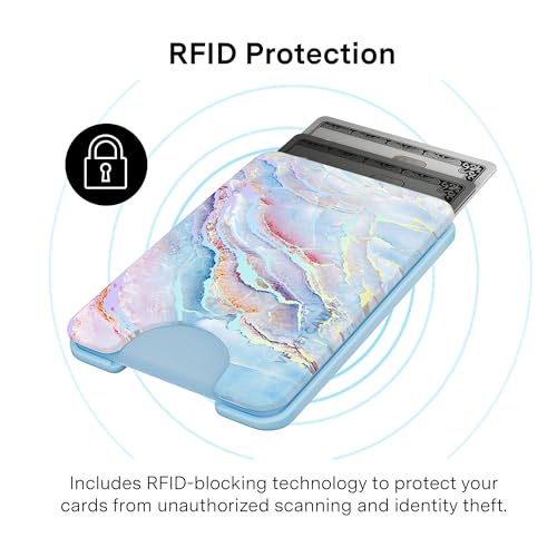 VELVET CAVIAR compatible with MagSafe Wallet - Magnetic Card Holder - color: Holo Moonstone
