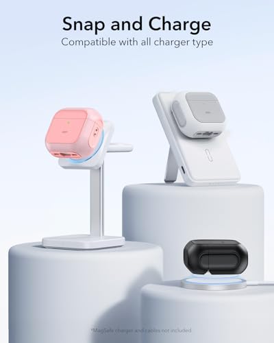 ESR for AirPods 5/4 Case (2026/2024), Compatible with MagSafe, Pink - color: Pink, size: AirPods 5&4 Case