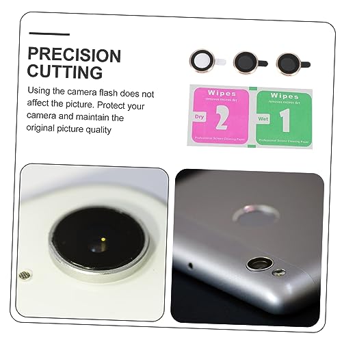 Uonlytech 3pcs Camera Lens Protectors Scratch Resistant Easy to Install High Hardness Lens Shielding