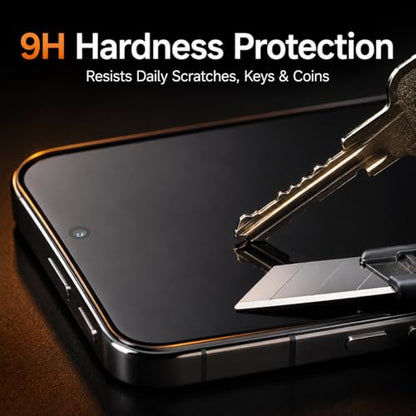 2 Pack Privacy Screen Protector for Samsung Galaxy A07 5G - Anti-Spy Tempered Glass with 9H Hardness, Anti-Scratch & Easy Installation