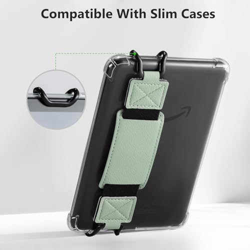 CoBak Secure Hand Strap for Ebook Reader - Versatile and Lightweight - color: Sagegreen-1 Pack