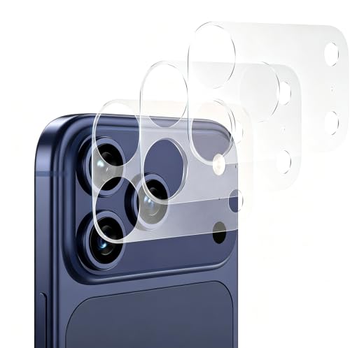 For iPhone 17 Pro Max Camera Lens Protector Hollow Lens Film Matte Scratch Resistance Guard Protector - 3 Packs