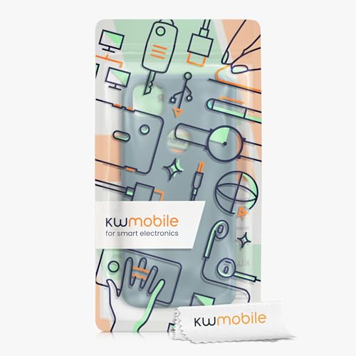 kwmobile Case Compatible with Google Pixel 4a Case - Slim Protective TPU Silicone Phone Cover - Antique Stone - color: Antique Stone