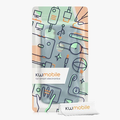 kwmobile Case Compatible with Google Pixel 4a Case - Slim Protective TPU Silicone Phone Cover - Antique Stone - color: Antique Stone