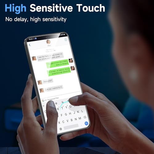 LYWHL 2-Pack Samsung Galaxy S25 Plus Screen Protector, Tempered Glass for S25+ with Alignment Frame, Sensitive Touch & Fingerprint Unlock, Anti-Scratch Case Friendly Bubble Free Easy Install HD Clear - size: Samsung Galaxy S25 Plus