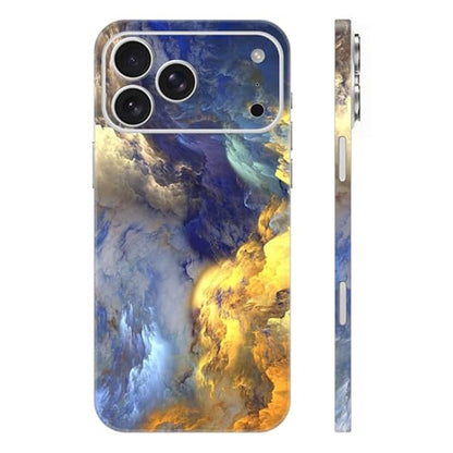 Skin Wrap Compatible with 13/14/15/16/17 Pro Max (Gold, 17 Pro Max) - color: Gold, size: 17 Pro Max