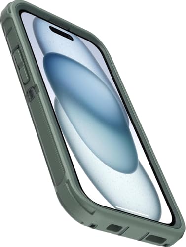 OtterBox iPhone 15, iPhone 14, & iPhone 13 (Only) - Defender Series MagSafe Case - Forest Ranger - Built-in Magnets - Screenless - Rugged & Durable - with Port Protection - Holster Clip Included - color: Forest Ranger (Green), style: MagSafe