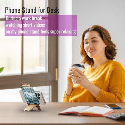 Cute and Artistic Cell Phone Stand for Desk – Multi-Functional Holder for Phones, iPads, Switch, Kindles, and Handheld Consoles. (Dream - Picasso) - style: Dream - Picasso