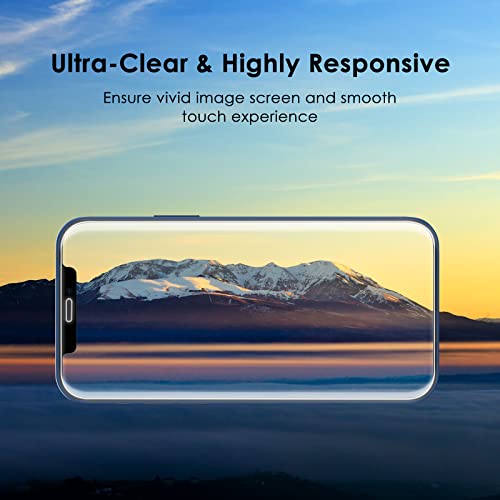 JETech One Touch Screen Protector for iPhone 12/12 Pro, 2-Pack - size: iPhone 12/12 Pro