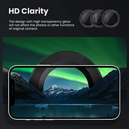 Tensea Camera Lens Protector Ring for iPhone 13 Pro - iPhone 13 Pro Max - color: Graphite