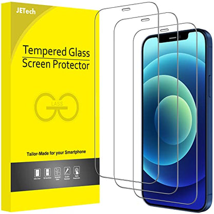 JETech Screen Protector for iPhone 12/12 Pro, 3-Pack