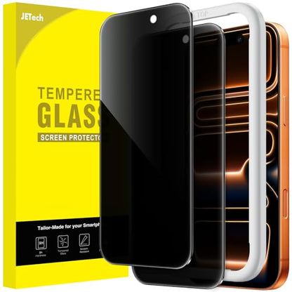 JETech Privacy Screen Protector for iPhone 17 Pro Max, 2-Pack - size: iPhone 17 Pro Max