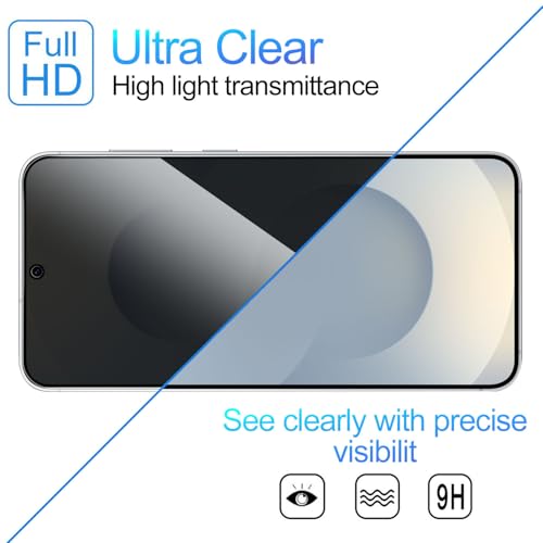 2 Pack Privacy Screen Protector for Samsung Galaxy S25