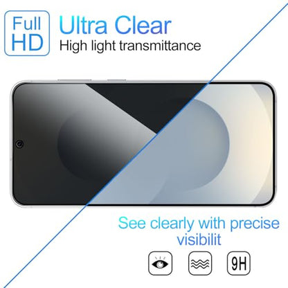 2 Pack Privacy Screen Protector for Samsung Galaxy S25