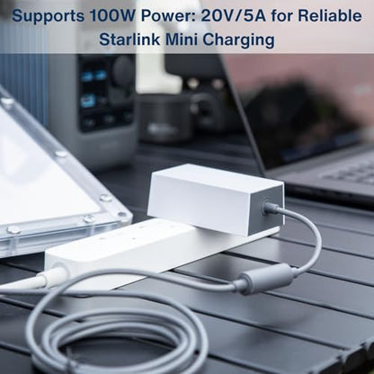 DC to DC Power Adapter Cable for Starlink Mini - style: DC Male to DC Female