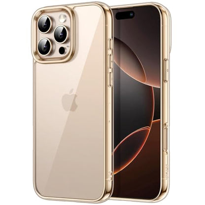 JETech Case for iPhone 16 Pro Max 6.9-Inch, Clear Back, Shockproof Phone Bumper Cover, Anti-Scratch (Desert Titanium) - color: Desert Titanium, size: iPhone 16 Pro Max