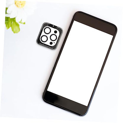 Uonlytech Phone Camera Lens Protective Films for Pro Pro Tempered Lens Protector with Scratch Dustproof High Transparency Protection in Dark Purple