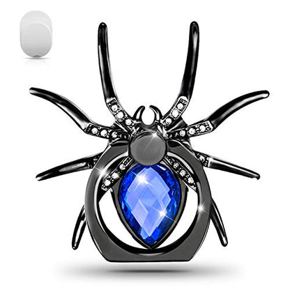 Allengel Phone Ring Holder Grip, Animal 360 Rotation Diamond Metal Finger Ring Grip Kickstand for All Smartphone, Tablets and Case - Royal Blue - color: Blue