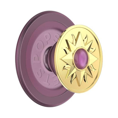 PopSockets Phone Grip for MagSafe, Magnetic Holder- Sun Mauve Jewel - color: Sun Jewel Mauve, style: MagSafe