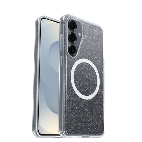 OtterBox Samsung Galaxy S25+ Symmetry Series Clear Magnet Case - Stardust Clear/Glitter - color: Stardust, style: Samsung Galaxy S25+