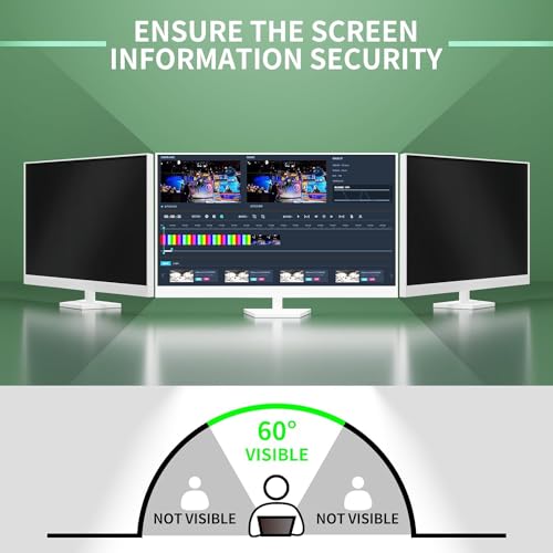 2 Pack 34 Inch Privacy Screen for 21:9 Curved and Flat Monitors - size: 2 Pack-34''Monitor Screen Protector (21:9)