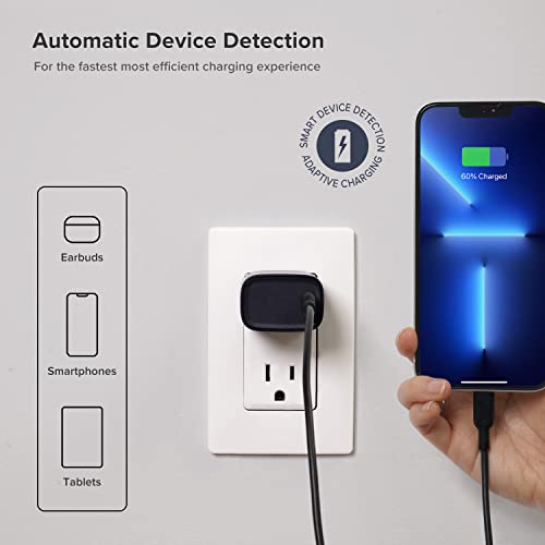 iOttie RapidVolt 20W Wall Charger. Type C High-Speed USB-C Power Adapter for Apple, Android, and Samsung Phones and Tablets. USB-C Type - style: Wall Charger