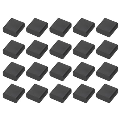 uxcell 20pcs USB 2.0 Port Cap Cover Anti Dust Silicone Protector for USB Male USB Data Cable, Black - color: Black