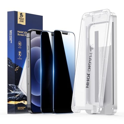 MAGIC JOHN 3rd Gen Upgraded for iPhone 12/12Pro Privacy Screen Protector - size: iPhone 12/12 Pro-6.1