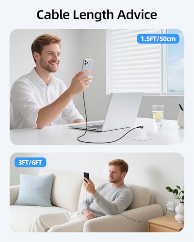 Right Angle USB C to USB C Cable 6FT 3Pack 65w 90 Degree USB c - color: Black and Grey, size: 6FT