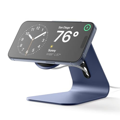 elago MS4 Charging Stand for MagSafe Charger - color: Jean Indigo