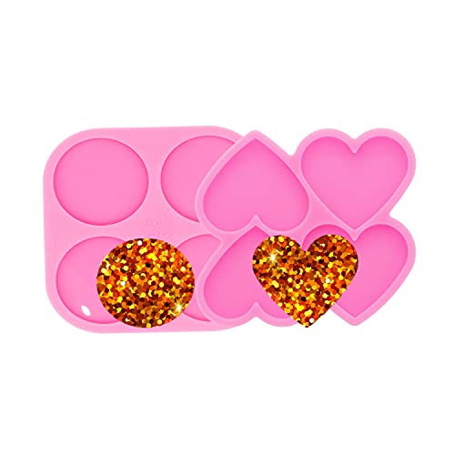 Super Glossy Resin Mold Phone Grip Epoxy Molds, Silicone Molds for Badge Reel DIY Telephone Stands Design (YMDY0533+DY1125) - color: YMDY0533+DY1125
