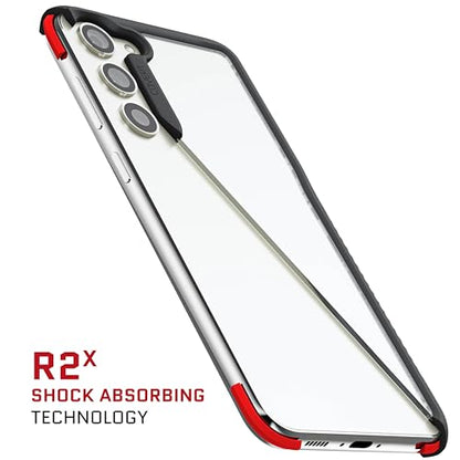 Ghostek Covert Galaxy S23 Plus Case Clear with Military Grade Shockproof Protection, Non-Slip Grip, Protective Silicone Phone Cover Designed for 2023 Galaxy S23+ (6.6") (Black) - color: Black [Limited], size: Galaxy S23 Plus