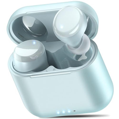 TOZO T6 Wireless Earbuds Bluetooth 5.3 Stereo Sound in Ear Headphones - color: Blue