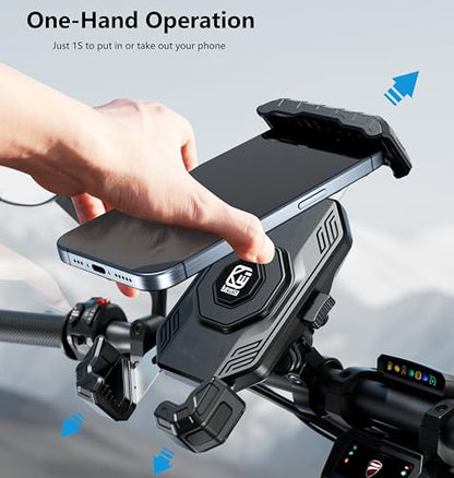 Kewig Motorccyle Phone Mount with Vibration Dampener