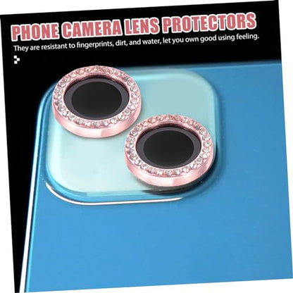 Lurrose 2Pcs Camera Lens Protectors for Plus Scratch Resistant Mobile Phone Lens Covers Easy Installation Stylish Design Protects From Scrapes and Bumps