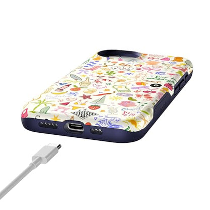 Casely iPhone 16e Case | All The Fun Things | Fun on Weekdays | Bold Protective Design | Compatible with MagSafe - color: All the Fun Things | Fun on Weekdays