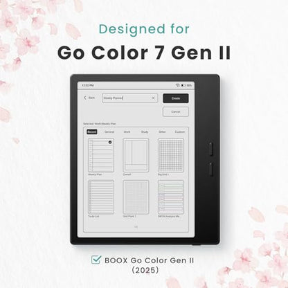 BELLEMOND Kent Paper Screen Protector for Onyx Boox Go Color Gen 2 7"