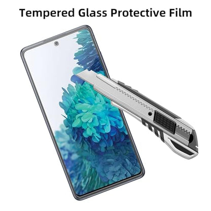 4 Pack Glass Screen Protector Compatible for Samsung Galaxy S20 FE 5G / SM-g781u [9H Hardness]-HD Screen Tempered Glass, Scratch Resistant,Easy Install [Case Friendly] - size: Galaxy S20 FE 5G