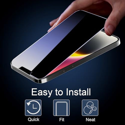 1 Pack for iPhone 14 Plus Privacy Screen Protector, Anti Spy Private Tempered Glass Film, 9H Hardness, Case Friendly - size: iPhone 14 Plus 6.7 Inch