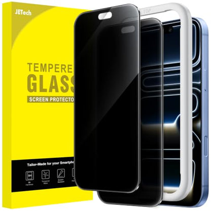 JETech Privacy Screen Protector for iPhone New Pro, 2-Pack - size: iPhone NEW Pro