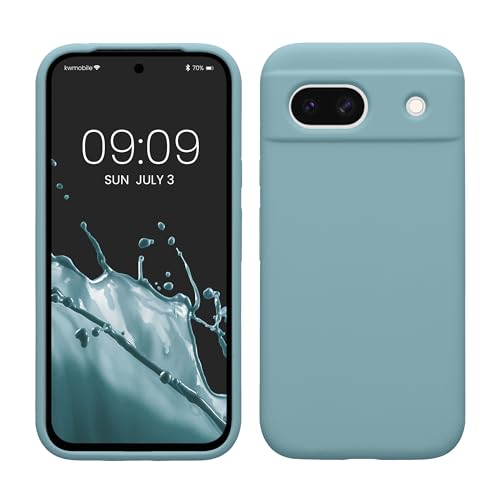 kwmobile Case Compatible with Google Pixel 8a Case - TPU Silicone Phone Cover with Soft Finish - Antique Stone - color: Antique Stone, size: Pixel 8a