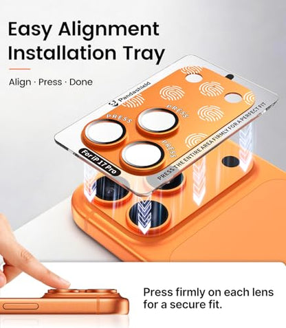 PandaShield for iPhone 17 Pro Full Coverage Camera Lens Protector