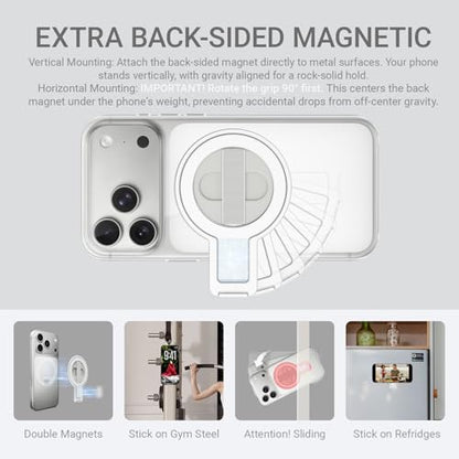 Grat 5 for Magsafe Magnetic Phone Grip Stand, Silver