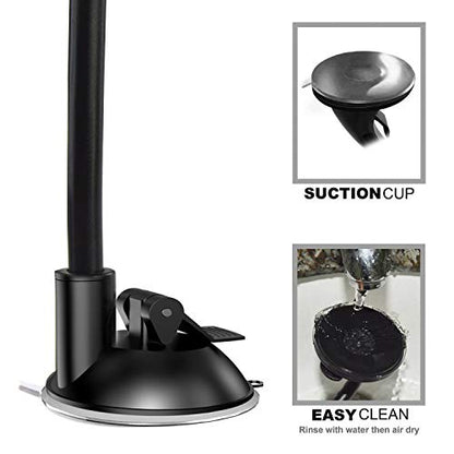 ivoler Car Phone Mount Windshield, Long Arm Clamp Universal Windshield