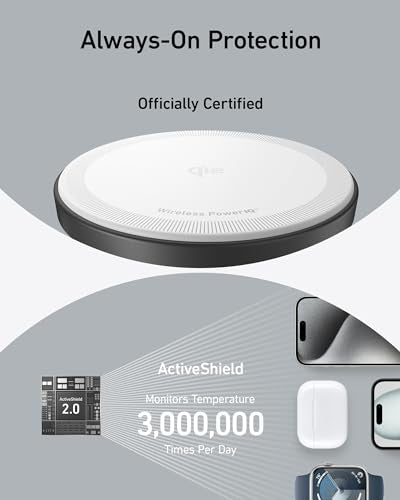 Anker MagSafe Charger, MagGo 3-in-1 Qi2 15W Wireless Charging Station - color: Black